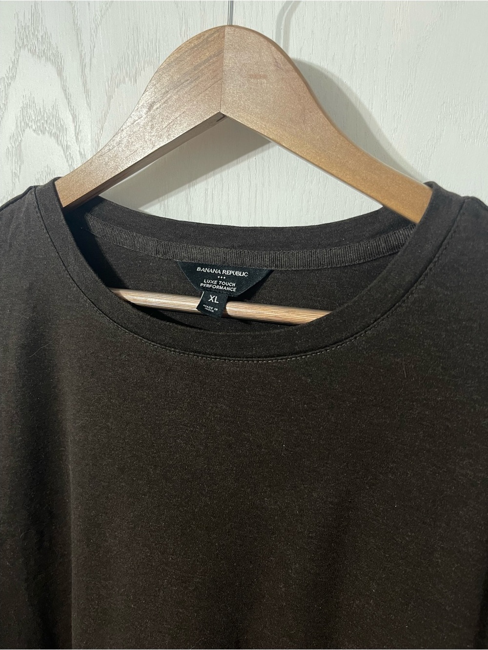 Banana Republic Men’s XL Brown Cotton Long Sleeve Shirt